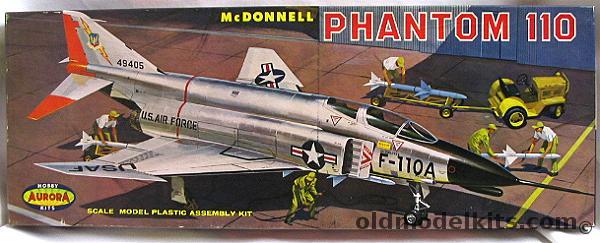 Aurora 1/48 McDonnell Phantom 110 (F-4), 391-198 plastic model kit